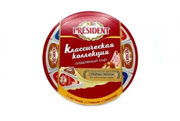 Президент сыр плавленый 140г сегменты Россия (классическая коллекция)