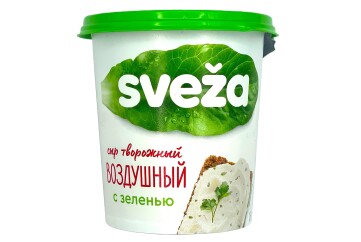 Савушкин Сыр творожный воздушный 150г Беларусь (с зеленью)