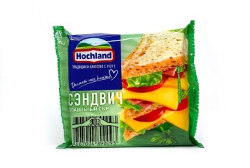 Хохланд Сыр ломтевой чеддер 45% 369г Россия