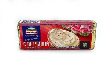 Хохланд Сыр плавленый 100г Россия (с ветчиной)