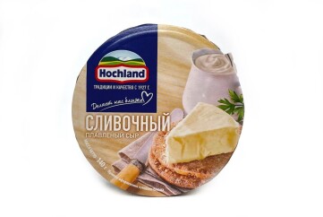 Хохланд Сыр плавленый 8 порций 45% 140г Россия (сливочный)
