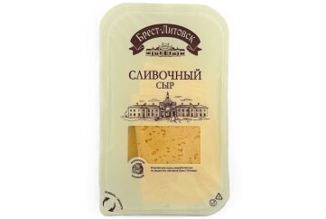 Брест Литовск Сыр Сливочный 50% 130г нарезка Республика Беларусь