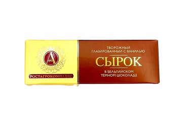Ростагрокомплекс Сырок глаз. ванильный в бельгийском шоколаде 50гр Россия