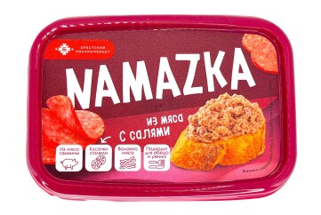 Брестский МК Намазка из мяса с салями 150г  Беларусь