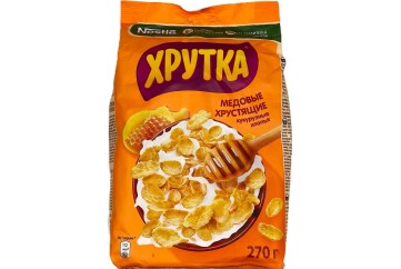 Нестле Хрутка медовые кукурузные хлопья 270г Россия