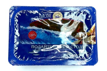 Магаданские деликатесы Салат из морской капусты 200г т/ф Россия (с сельдью в морковно томатном соусе)