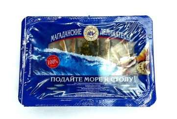 Магаданские деликатесы Сельдь ф/кусочки 200г т/ф Россия (в укропном)