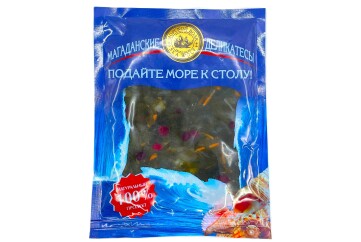 Магаданские деликатесы Салат из морской капусты 150г Россия (с брусникой)
