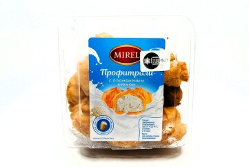 Мирель Профитроли с пломбирным кремом 180г Россия