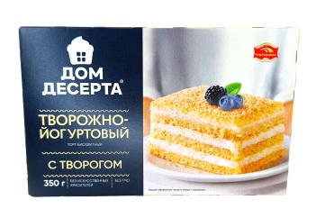 Черемушки Торт Творожно йогуртовый 350г Россия