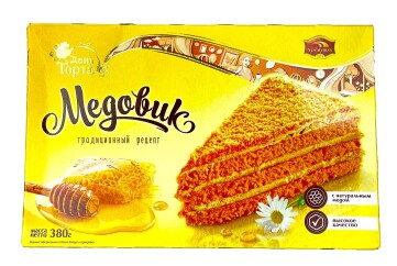 День торта Торт медовик 380г к/к Россия