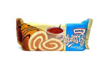 Ковис Рулет бисквитный 175г Россия (вареная сгущенка)