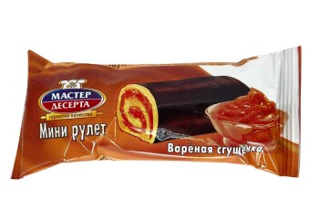 Мастер десерта Рулет мини вареная сгущенка 35г Россия