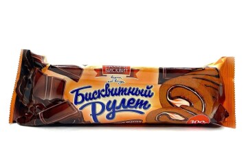 Русский Бисквит Рулет 300г Россия (шоколадный)