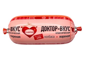 Таврия Колбаса варёная Доктор вкус 400г Россия