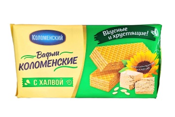 Коломенские Вафли с халвой 200г Россия