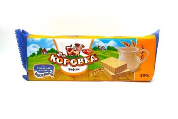 Коровка Вафли  300г Россия (топленое молоко)