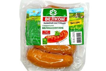Велком Сардельки н/о 370 г в/у Россия
