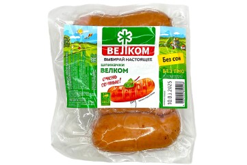 Велком Шпикачки н/о 370 г в/у Россия