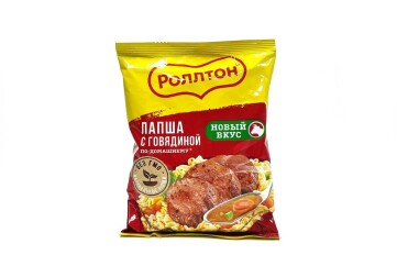 Роллтон лапша б/п 85г Россия (с говядиной)