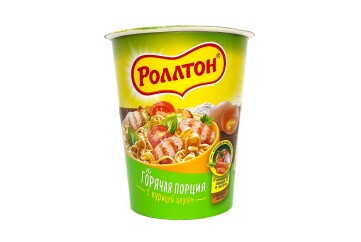 Роллтон Лапша стакан 70г Россия (с курицей цезарь)