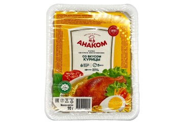 Анаком Лапша б/п курица лоток 90г Россия