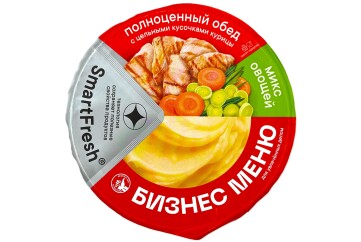 Смарт Фреш Бизнес меню пюре картоф. с кур. филе 110г Россия