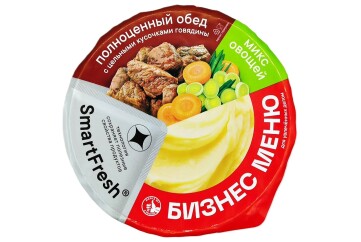 Смарт Фреш Бизнес меню пюре картоф. с говядиной 110г Россия