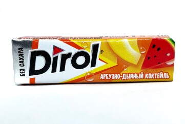 Дирол Жевательная резинка 13,6г Россия (арбузно-дынный коктейль)