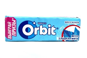 Орбит Жевательная резинка 13г Россия (сладкая мята)