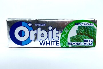 Орбит Жевательная резинка Вайт 13г Россия (нежная мята)