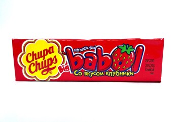 Чупа Чупс Жевательная резинка Биг Бабол 21,5г Россия (клубника)