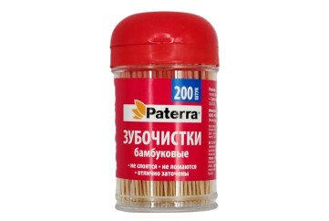 Патерра Зубочистки 200шт Россия